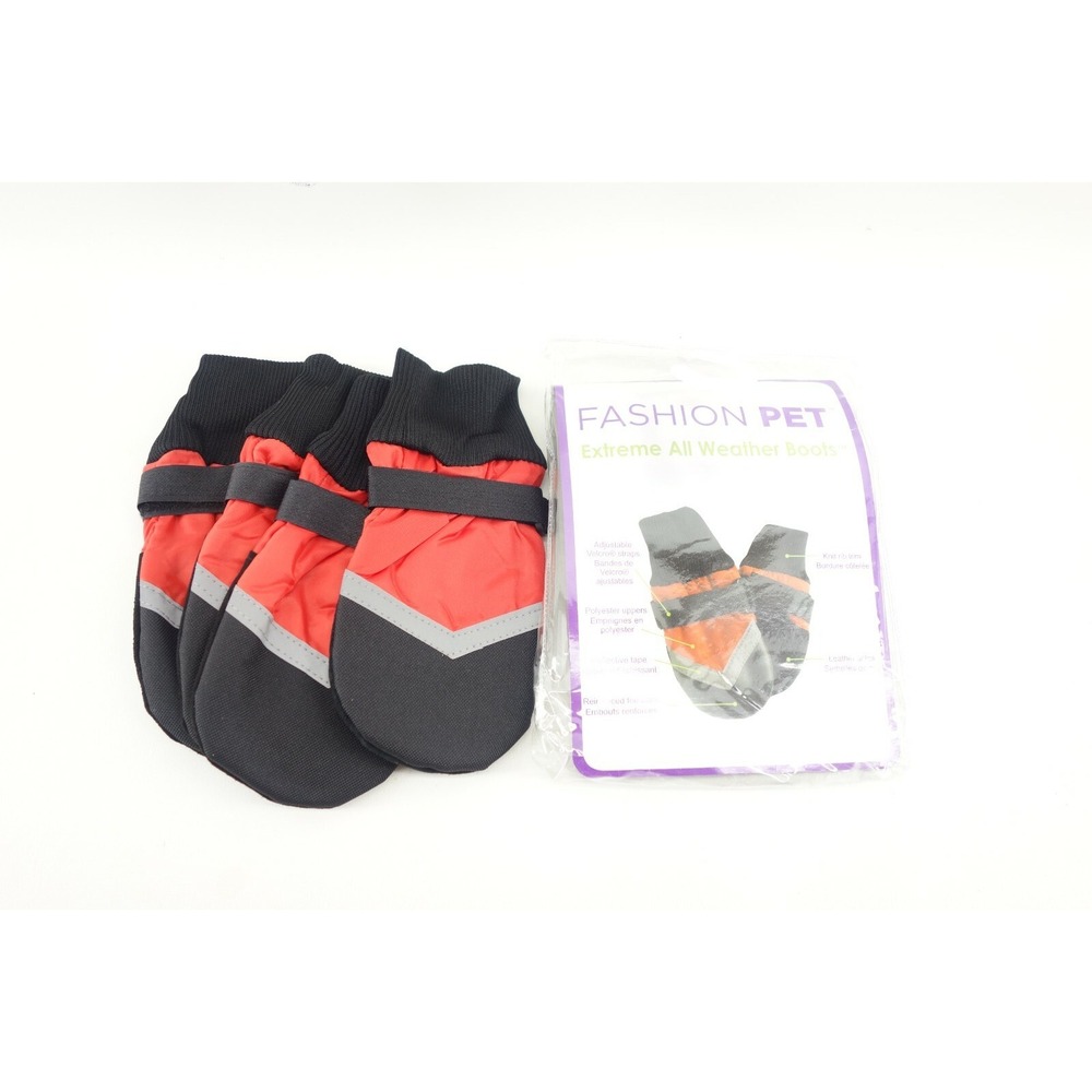Fashion Pet‎ Extreme All Weather Waterproof Dog Boots Size XL  - NEW!